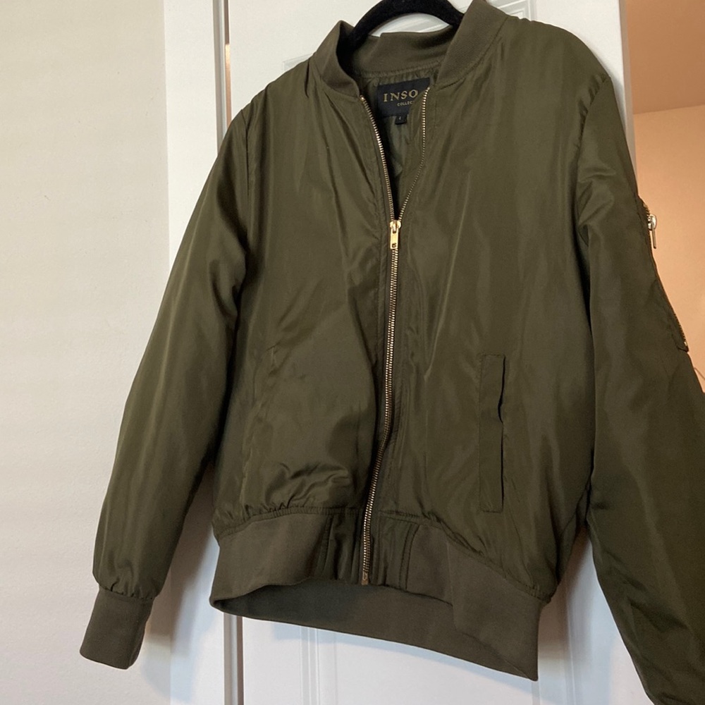 Army Green Bomber Jacket